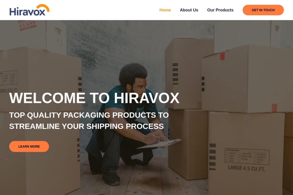 Hiravox website preview